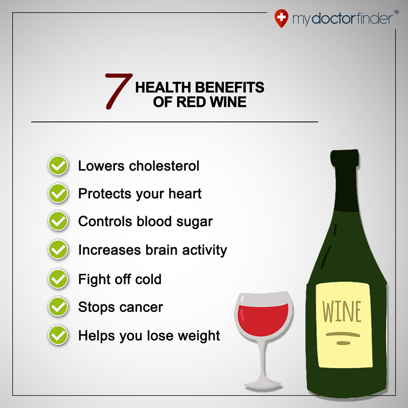 Eller Tidligere Hurtig 7 Health Benefits of Red Wine